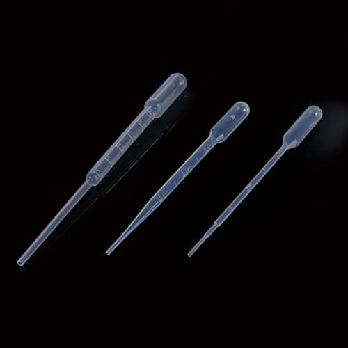 Pipetas Pasteur 1ml, No-Esteriles, Desechables, Polietileno, Capacidad Total 6.2 ml, 500/pack, - Liplata