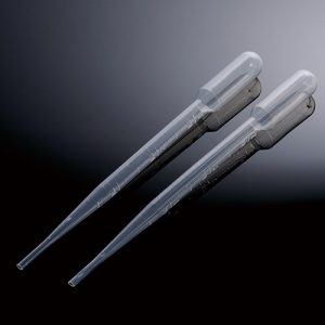 Pipetas Pasteur 3ml, Esteriles, Desechables, Polietileno, Largo: 16cm, Capacidad Total 7,5ml, Envueltos Individualmente, 500/pack, 2000/caja